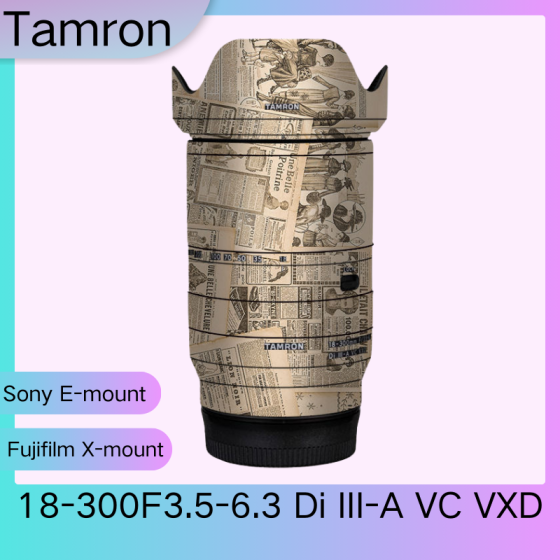 Lentes Tamron 18-300F3.5-6.3 Di III-A VC VXD - Pele câmera, adesivo câmera - com alta resistência a arranhões, à prova d'água e com design elegante.